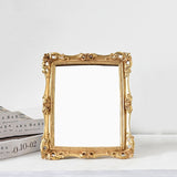 Golden Carved Resin Photo Frame