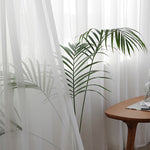 White Tulle Curtains