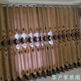 European-style Chenille Hollow Curtains